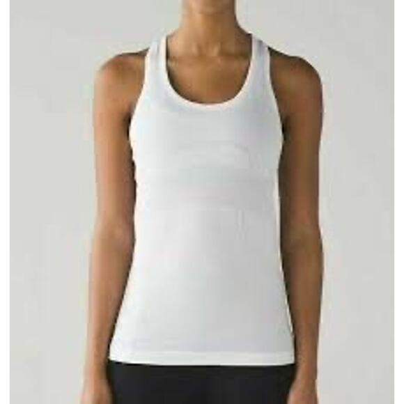 Lululemon Swiftly Tech Racerback White waffle size 4 - Picture 2 of 6